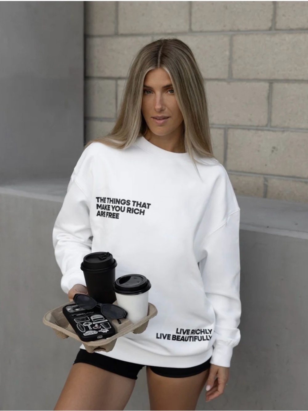Richwife Oversized Crewneck Sweatshirt